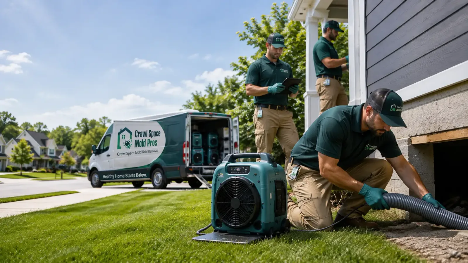 Crawl Space Mold Removal in Clayton, DE